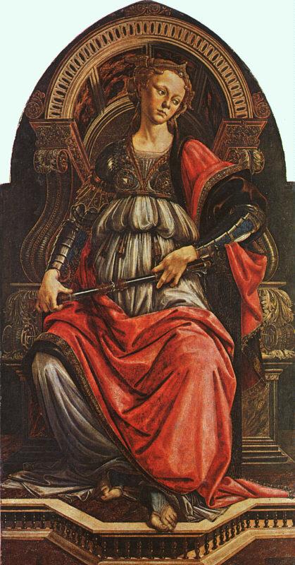 BOTTICELLI, Sandro Fortitude gf oil painting picture